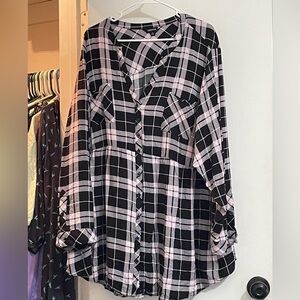 Plaid tunic